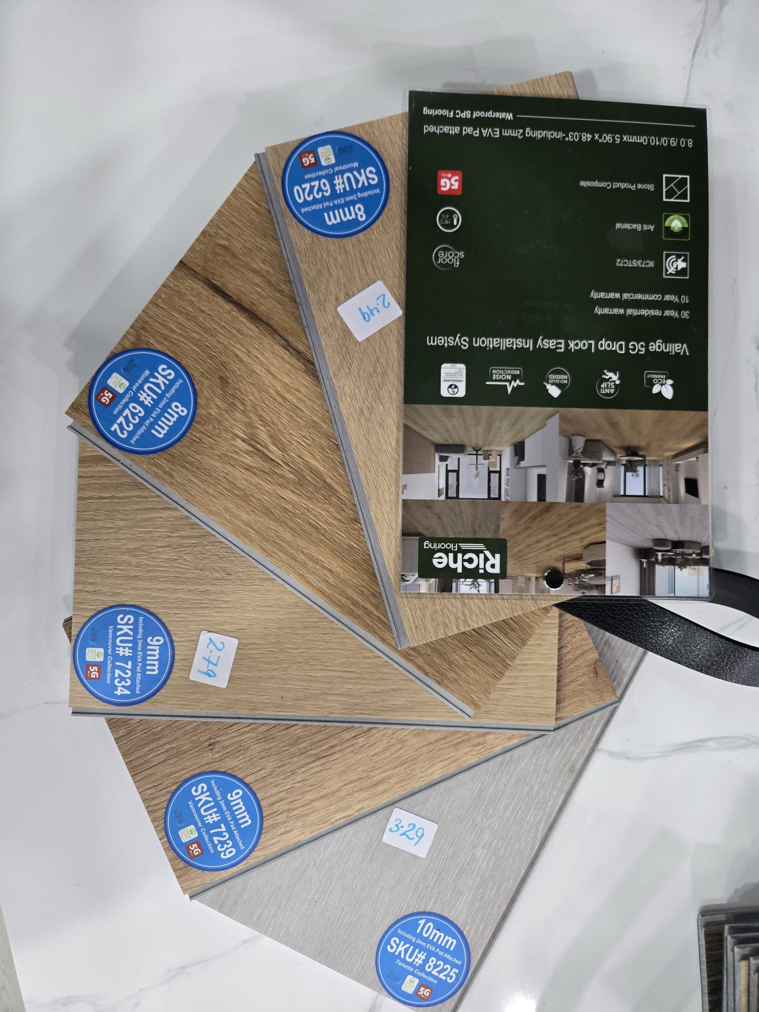 Riche Flooring - Valinge 5G Drop Lock Easy Installation System